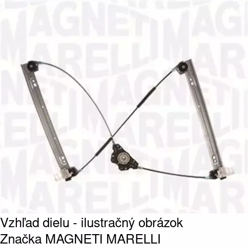 Elektrický mechanizmus okna dverí 3212PSE2 /POLCAR/ - obr. 3