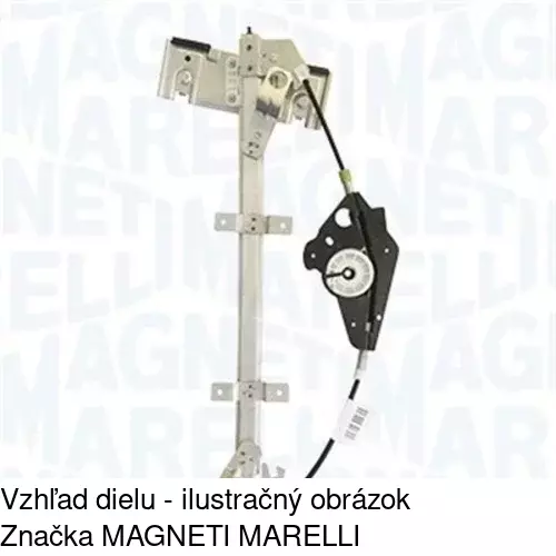 Elektrický mechanizmus okna dverí 3212PSE3 /POLCAR/ - obr. 1