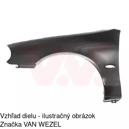 Predný blatník 321701 /POLCAR/ - obr. 2