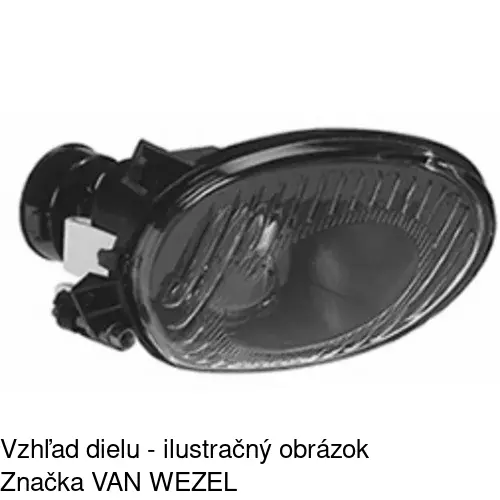 Hmlové svetlo - predné 3217301E /POLCAR/ - obr. 3