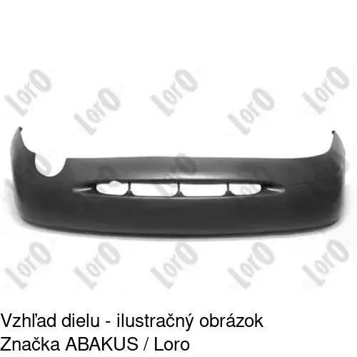 Zadný nárazník 321796 /POLCAR/ - obr. 1