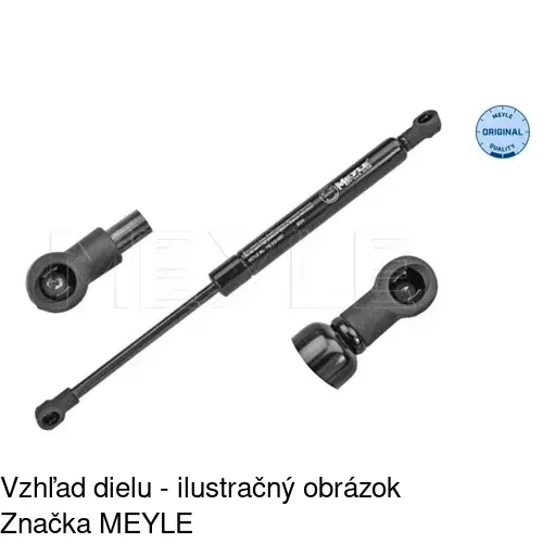 Plynová pružina 3218AB /POLCAR/ - obr. 2