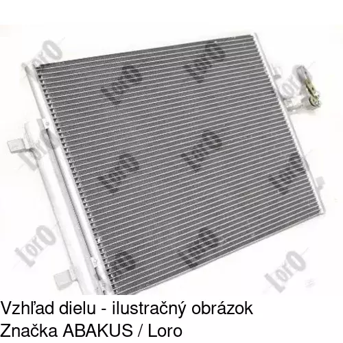 Chladiče klimatizácie 3219K8C2 /POLCAR/ - obr. 3