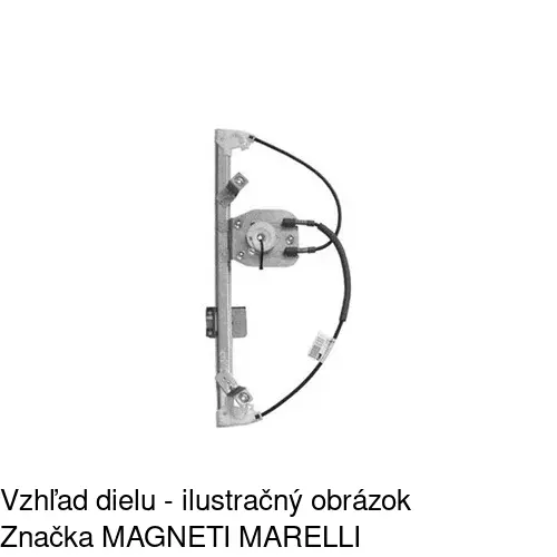 Elektrický mechanizmus okna dverí 3219PSE3E /POLCAR/ - obr. 1