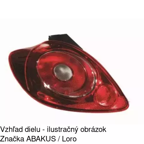 Zadné svetlo 323387-U /POLCAR/ - obr. 2