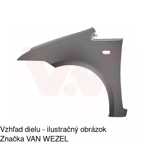 Predný blatník 323502 /POLCAR/ - obr. 4