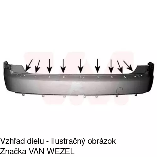 Zadný nárazník 323596 /POLCAR/ - obr. 1