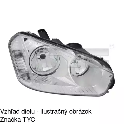 Hlavný reflektor POLCAR 323610-E