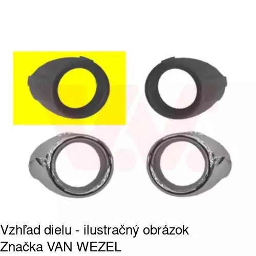 Rámik hmlového svetla 323827-2 /POLCAR/ - obr. 1