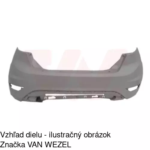 Zadný nárazník 323896-J /POLCAR/ - obr. 1