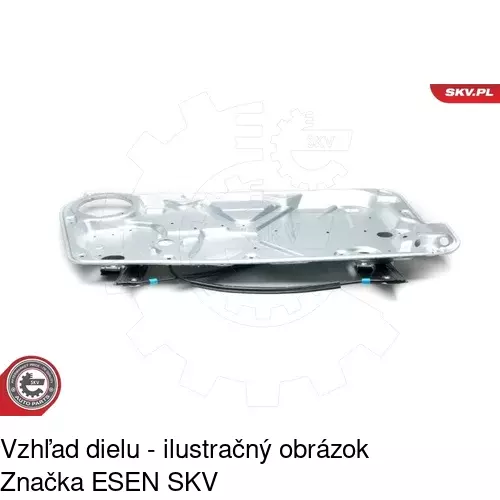 Elektrický mechanizmus okna dverí 3240PSE1 /POLCAR/ - obr. 3