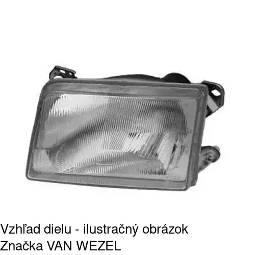 Sklo reflektora 324411 /POLCAR/ - obr. 2