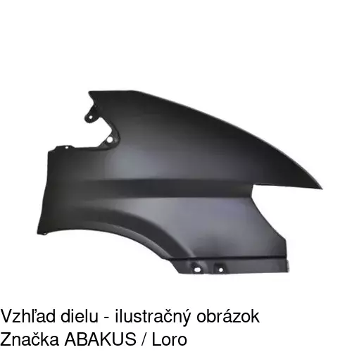 Predný blatník 324702 /POLCAR/ - obr. 1