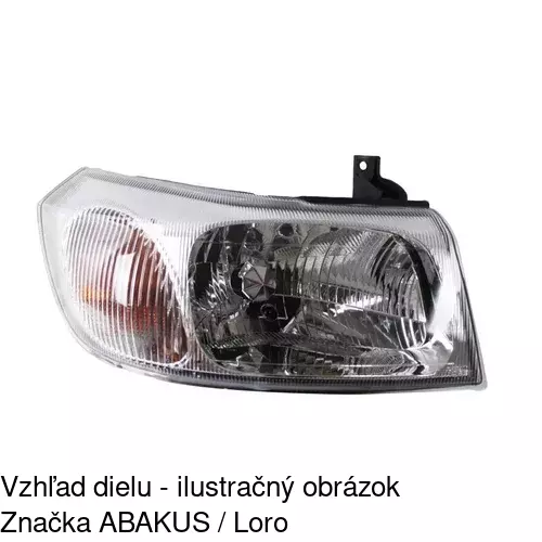 Hlavný reflektor 3247108E /POLCAR/ - obr. 1
