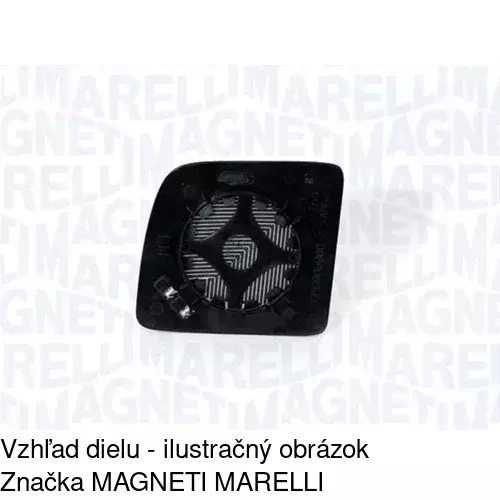 Sklo vonkajšieho zrkadla s držiakom 3256546E /POLCAR/ - obr. 3