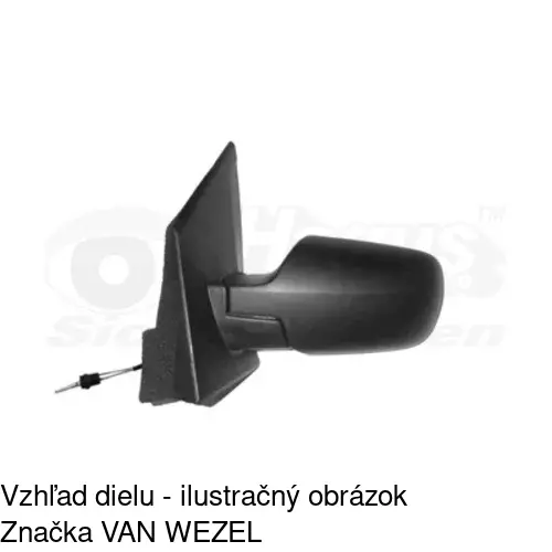 Vonkajšie zrkadlo 3257511M /POLCAR/ - obr. 3