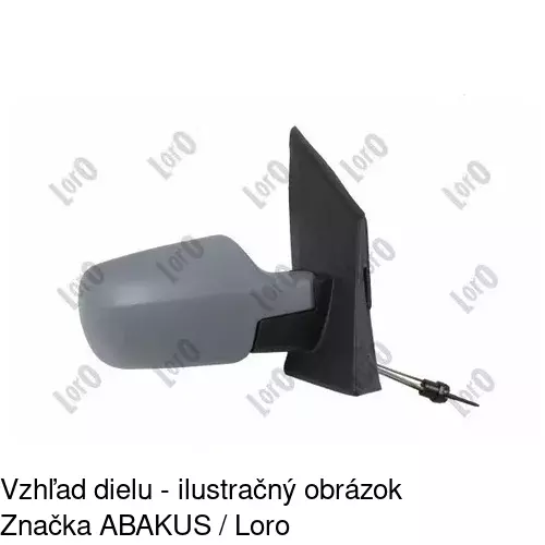 Vonkajšie zrkadlo 3257521M /POLCAR/ - obr. 2
