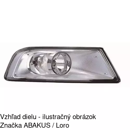 Hmlové svetlo - predné 327530-E /POLCAR/ - obr. 2