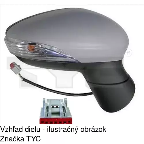 Vonkajšie zrkadlo 32B1513M /POLCAR/ - obr. 1