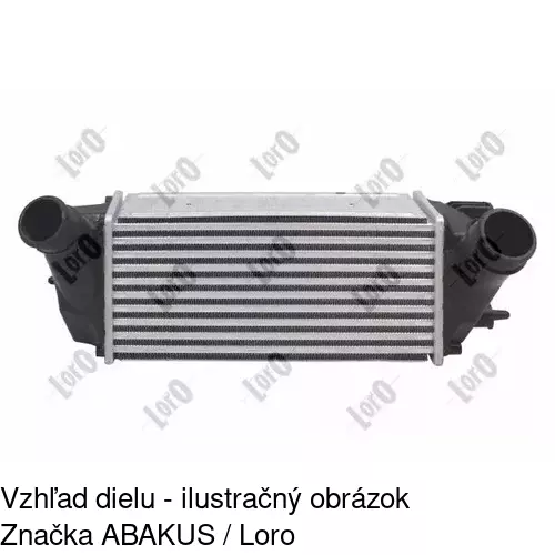 Chladiče vzduchu (Intercoolery) 32B1J8-1 /POLCAR/ - obr. 2