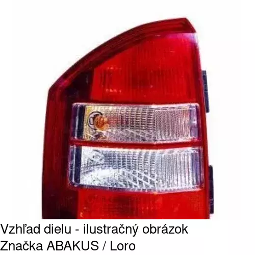 Zadné svetlo POLCAR 341587