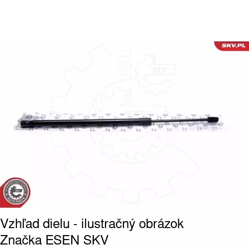 Plynová pružina 3415AB1 /POLCAR/ - obr. 2