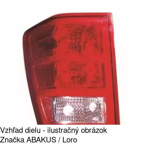 Zadné svetlo 343088-0 /POLCAR/