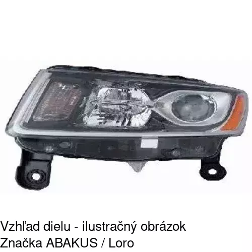 Hlavný reflektor 34T109-0 /POLCAR/ - obr. 1