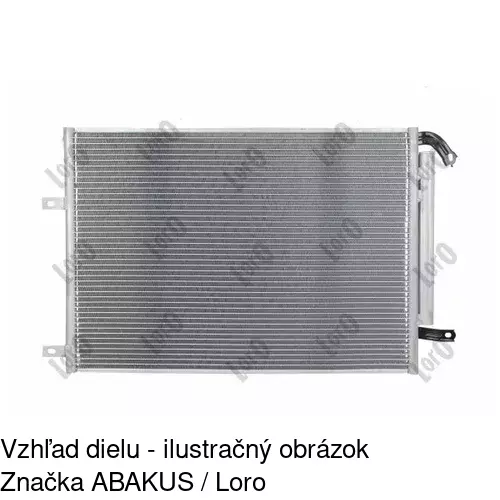 Chladiče klimatizácie 34T1K8C1S /POLCAR/ - obr. 1