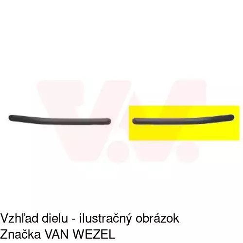 Lišta nárazníka POLCAR 381007-5