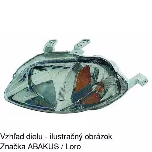 Hlavný reflektor 3810091E /POLCAR/ - obr. 2