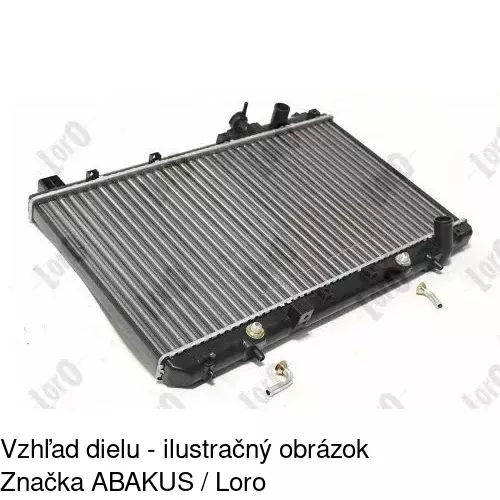 Chladiče vody 3875081K /POLCAR/ - obr. 2