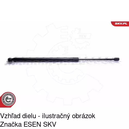 Plynová pružina 3878AB /POLCAR/ - obr. 2