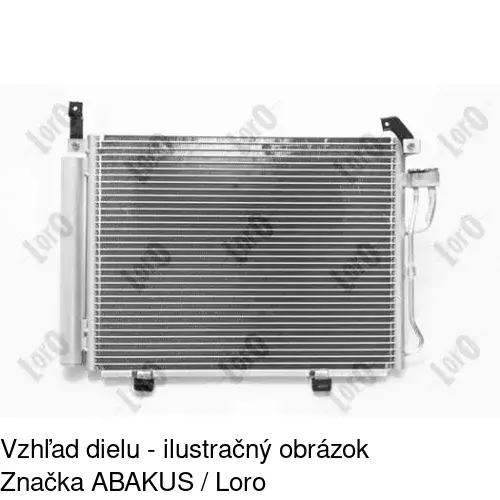 Chladiče klimatizácie 4003K8C2S /POLCAR/ - obr. 1