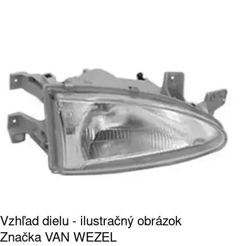 Hlavný reflektor 4005103E /POLCAR/ - obr. 1