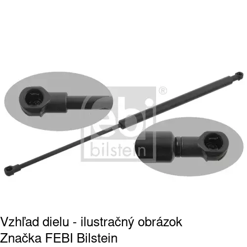 Plynová pružina 4025AS /POLCAR/ - obr. 1