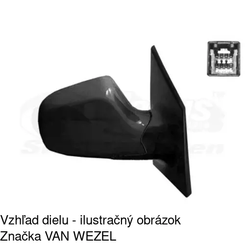 Vonkajšie zrkadlo 4035524M /POLCAR/ - obr. 1