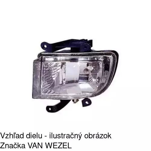 Hmlové svetlo - predné POLCAR 404230-E