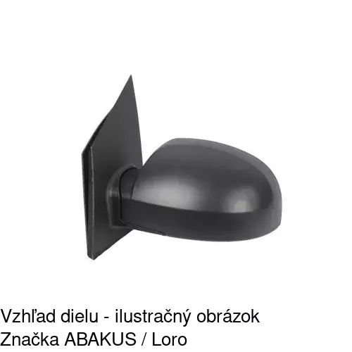 Vonkajšie zrkadlo 4042511S /POLCAR/ - obr. 2