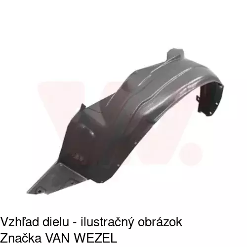 Podblatník (plast) 4044FL1T /POLCAR/ - obr. 1