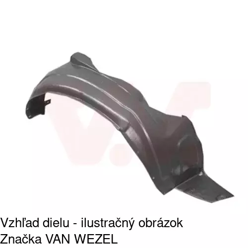 Podblatník (plast) 4044FP1T /POLCAR/ - obr. 1