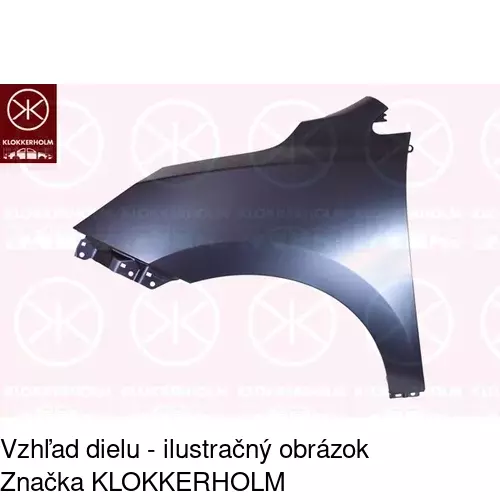 Predný blatník POLCAR 404801