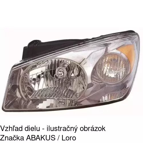 Hlavný reflektor 405109-E /POLCAR/ - obr. 4