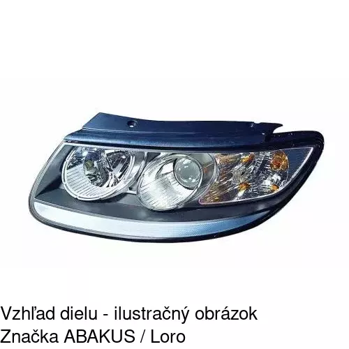 Hlavný reflektor 405110-E /POLCAR/ - obr. 3