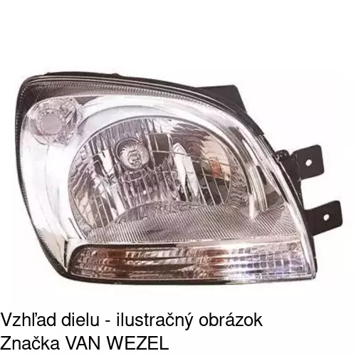Hlavný reflektor 4103101E /POLCAR/ - obr. 3