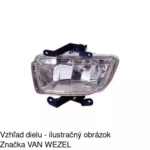 Hmlové svetlo - predné 4106300E /POLCAR/ - obr. 1