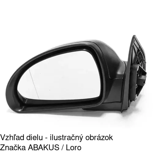 Vonkajšie zrkadlo 4114514E /POLCAR/ - obr. 1