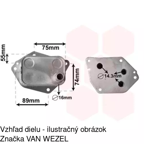 Chladiče vzduchu (Intercoolery) 4114J8-1 /POLCAR/ - obr. 4