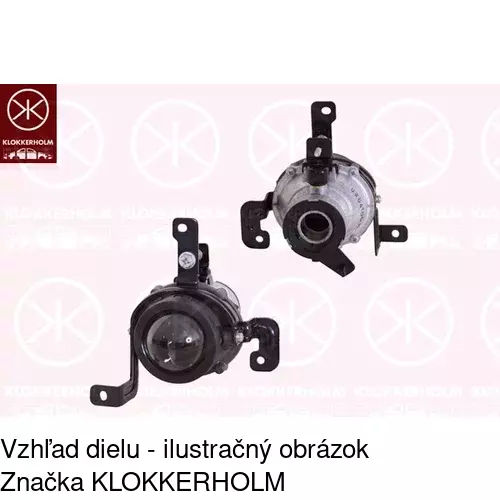 Hmlové svetlo - predné 41B129-E /POLCAR/ - obr. 1
