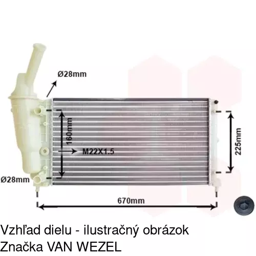 Chladiče vody 420208-1 /POLCAR/ - obr. 2